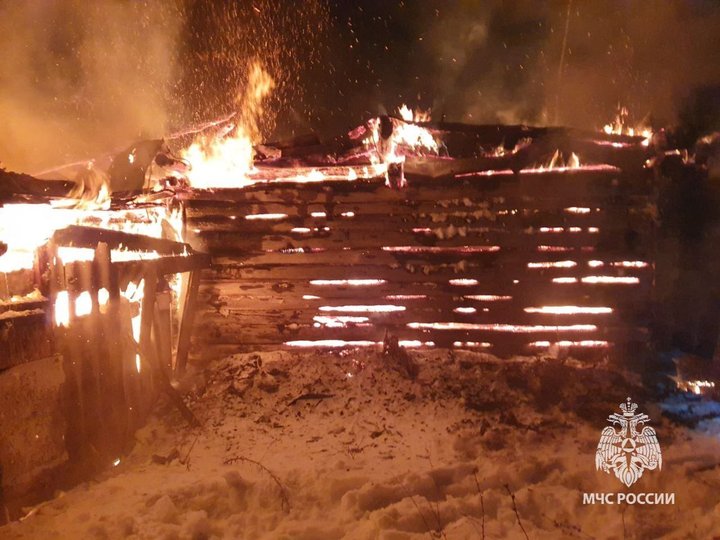 В Башкирии в ночном пожаре погиб человек – Личность не установлена