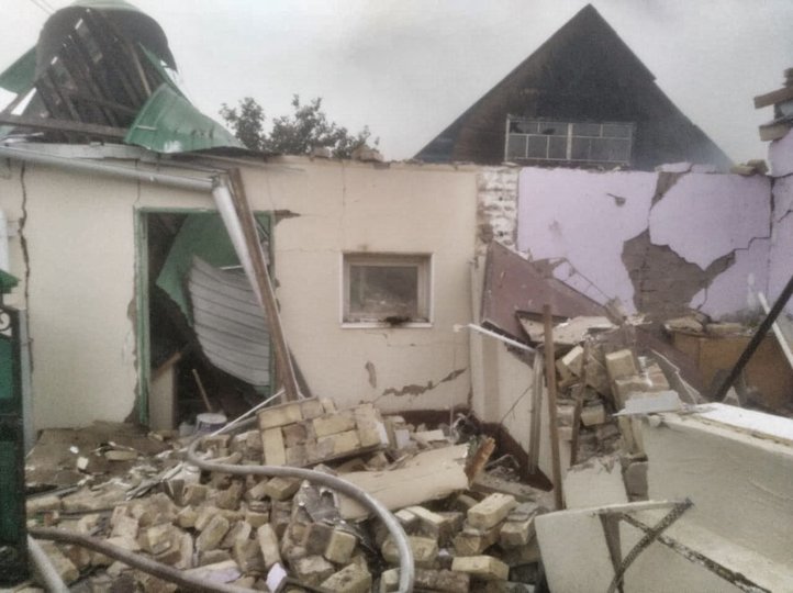 Из-за взрыва в Башкирии полностью разрушился жилой дом