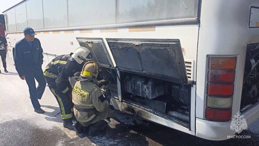 Следком Башкирии прокомментировал пожар с автобусом с 50 детьми