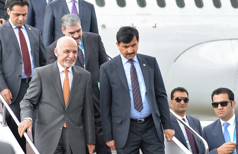 В Уфу прибыл Президент Афганистана Ашраф Гани Ахмадзай