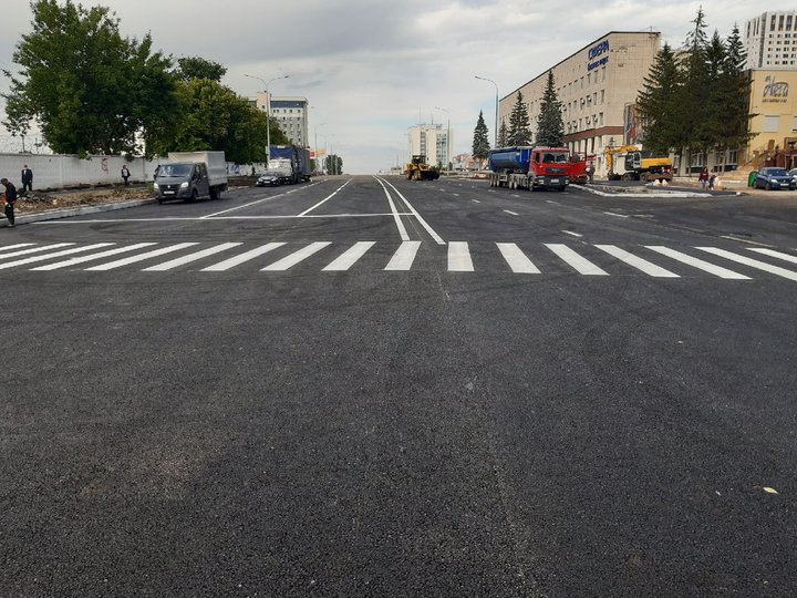 В Уфе из-за реконструкции улицы Комсомольской продлевается ограничение движения на нескольких участках
