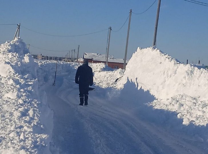 Снег становится все сильнее и сильнее