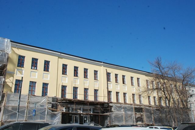 В Уфе продолжают ремонт фасадов исторических зданий