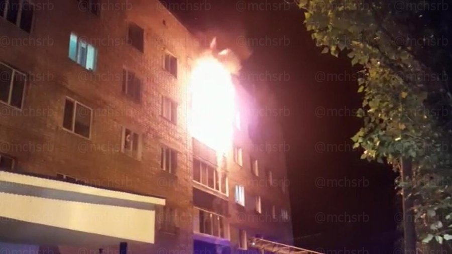 36-летний житель Башкирии погиб во время ночного пожара в пятиэтажке