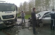 Страшная авария в Башкирии: столкнулись грузовик и «легковушка» 