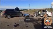 В Башкирии лоб в лоб столкнулись две легковушки Hyundai: Есть погибший