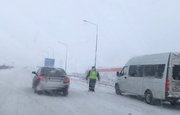 В Башкирии из-за ухудшения видимости ввели ограничения на дорогах