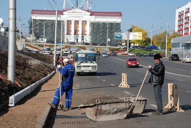 В Уфе приводят в порядок улицу Заки Валиди