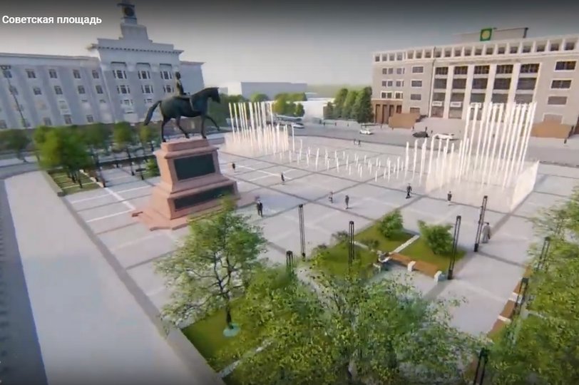 «Не должна быть банальной парковкой» – Радий Хабиров показал, какой будет Советская площадь в Уфе